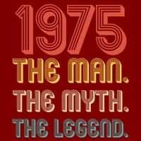 The Man The Myth The Legend 1975 50th Birthday Cooling Performance Crew T-Shirt