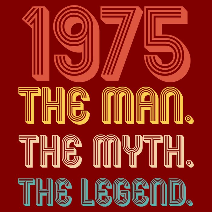 The Man The Myth The Legend 1975 50th Birthday Cooling Performance Crew T-Shirt