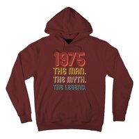 The Man The Myth The Legend 1975 50th Birthday Hoodie