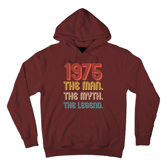 The Man The Myth The Legend 1975 50th Birthday Hoodie