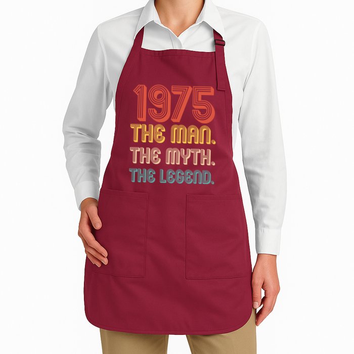 The Man The Myth The Legend 1975 50th Birthday Apron