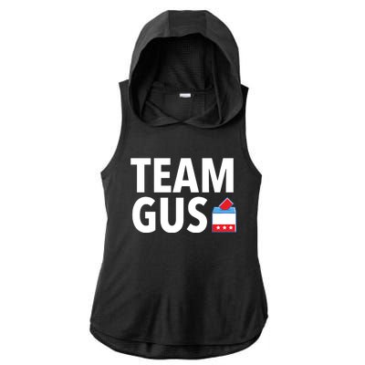 Tony Michaels Team Gus Ladies PosiCharge Tri-Blend Wicking Draft Hoodie Tank