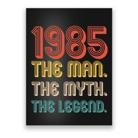 The Man The Myth The Legend 1985 40th Birthday Poster