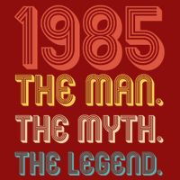 The Man The Myth The Legend 1985 40th Birthday Cooling Performance Crew T-Shirt
