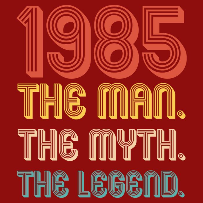 The Man The Myth The Legend 1985 40th Birthday Cooling Performance Crew T-Shirt