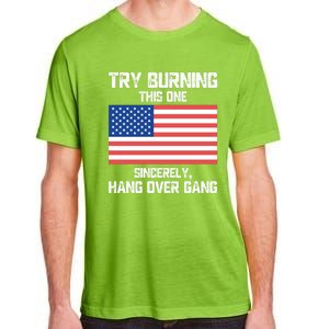 Tom Macdonald Try Burning This One Sincerely Hang Over Gang Adult ChromaSoft Performance T-Shirt