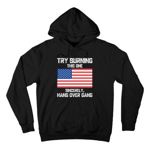 Tom Macdonald Try Burning This One Sincerely Hang Over Gang Hoodie