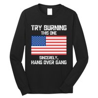 Tom Macdonald Try Burning This One Sincerely Hang Over Gang Long Sleeve Shirt