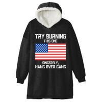 Tom Macdonald Try Burning This One Sincerely Hang Over Gang Hooded Wearable Blanket