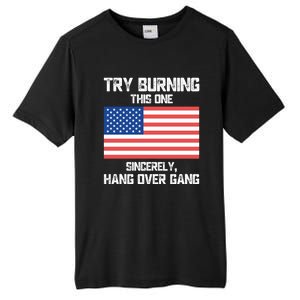 Tom Macdonald Try Burning This One Sincerely Hang Over Gang Tall Fusion ChromaSoft Performance T-Shirt