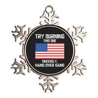 Tom Macdonald Try Burning This One Sincerely Hang Over Gang Metallic Star Ornament