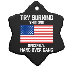 Tom Macdonald Try Burning This One Sincerely Hang Over Gang Ceramic Star Ornament