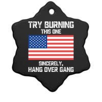 Tom Macdonald Try Burning This One Sincerely Hang Over Gang Ceramic Star Ornament