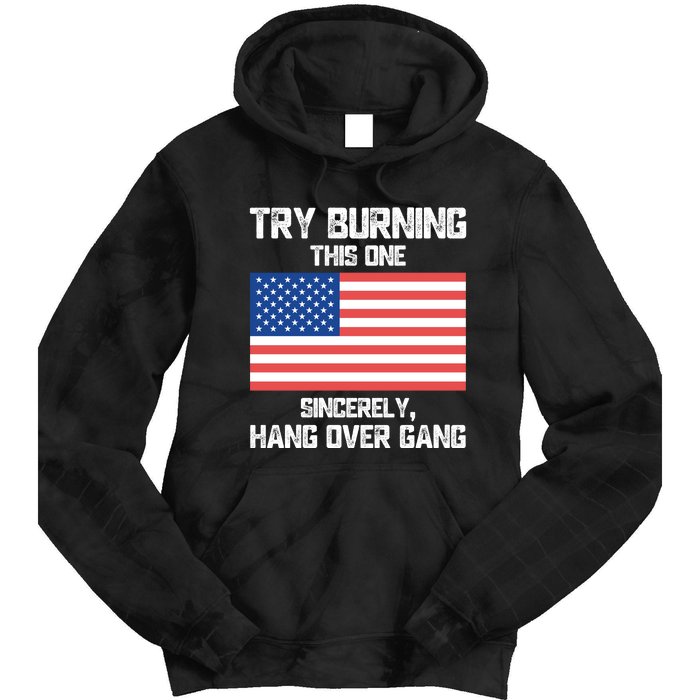 Tom Macdonald Try Burning This One Sincerely Hang Over Gang Tie Dye Hoodie