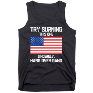 Tom Macdonald Try Burning This One Sincerely Hang Over Gang Tank Top