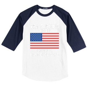 Tom Macdonald Try Burning This One Sincerely Hang Over Gang Baseball Sleeve Shirt