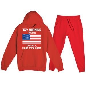 Tom Macdonald Try Burning This One Sincerely Hang Over Gang Premium Hooded Sweatsuit Set