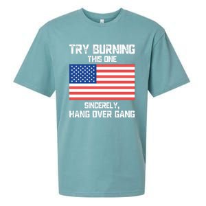 Tom Macdonald Try Burning This One Sincerely Hang Over Gang Sueded Cloud Jersey T-Shirt