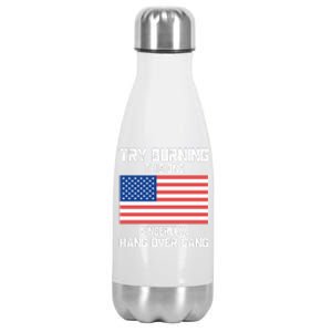 Tom Macdonald Try Burning This One Sincerely Hang Over Gang Stainless Steel Insulated Water Bottle