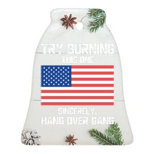 Tom Macdonald Try Burning This One Sincerely Hang Over Gang Ceramic Bell Ornament