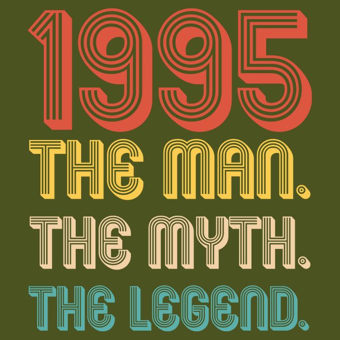 The Man The Myth The Legend 1995 30th Birthday T-Shirt