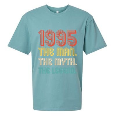 The Man The Myth The Legend 1995 30th Birthday Sueded Cloud Jersey T-Shirt