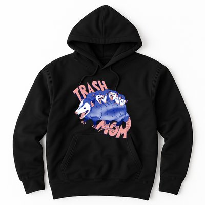 Trash Mom Trash Panda Racoon Meme Hoodie