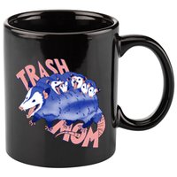 Trash Mom Trash Panda Racoon Meme 11oz C Handle Ceramic Mug