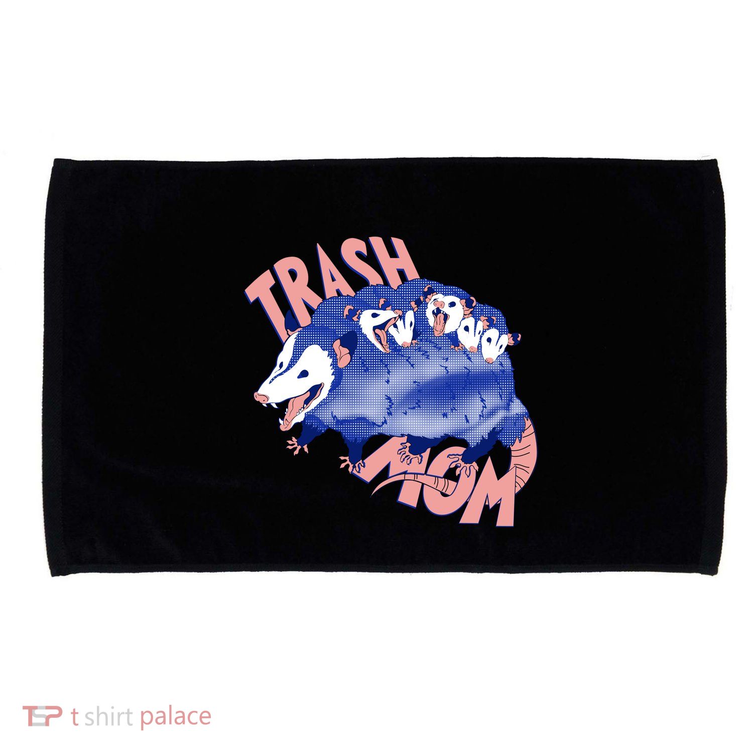 Trash Mom Trash Panda Racoon Meme Microfiber Hand Towel