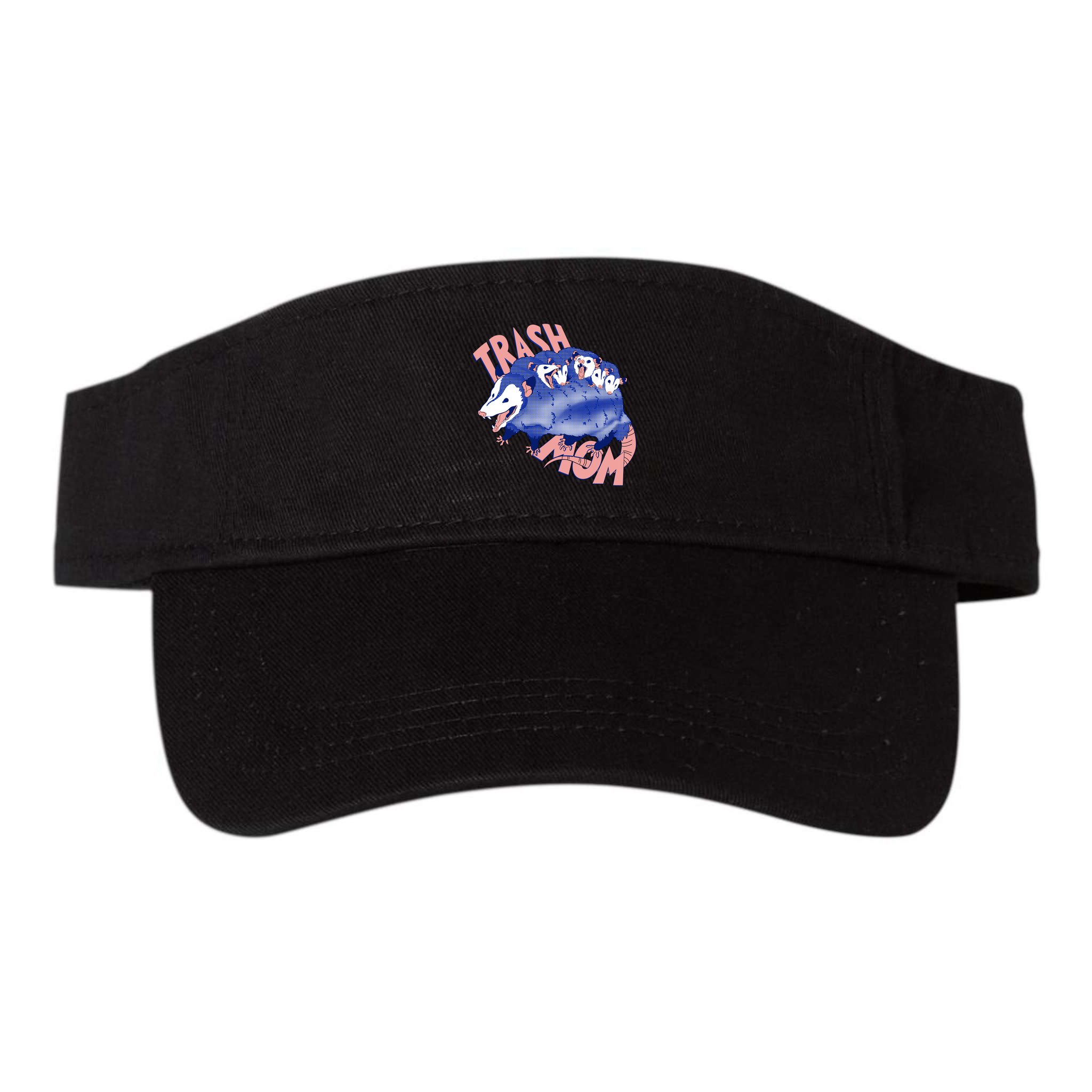 Trash Mom Trash Panda Racoon Meme Visor