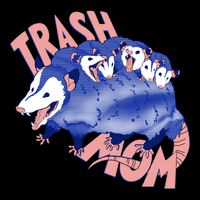 Trash Mom Trash Panda Racoon Meme Visor