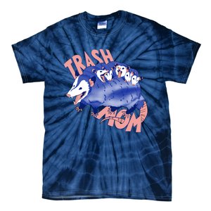 Trash Mom Trash Panda Racoon Meme Tie-Dye T-Shirt