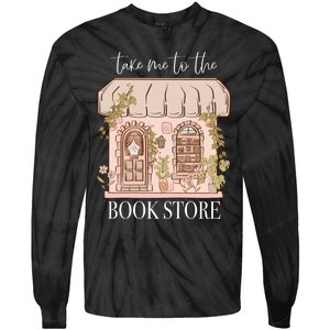 Take Me To The Book Store Tie-Dye Long Sleeve Shirt