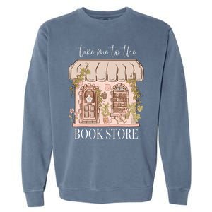 Take Me To The Book Store Garment-Dyed Sweatshirt