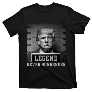 Trump never surrender 2024 Mugshot T-Shirt