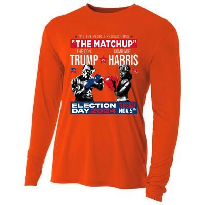 The Matchup The Don And Comrade Harris Pro Trump 2024 Cooling Performance Long Sleeve Crew