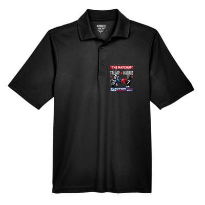 The Matchup The Don And Comrade Harris Pro Trump 2024 Men's Origin Performance Pique Polo