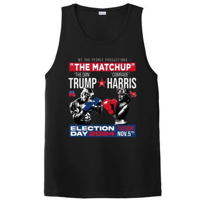 The Matchup The Don And Comrade Harris Pro Trump 2024 PosiCharge Competitor Tank