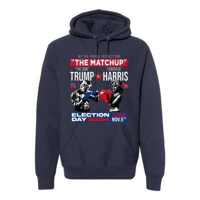 The Matchup The Don And Comrade Harris Pro Trump 2024 Premium Hoodie