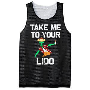 Take me to your Lido | Funny Cruise Vacation gift Tank Top Mesh Reversible Basketball Jersey Tank