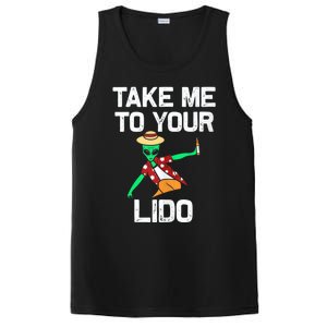 Take me to your Lido | Funny Cruise Vacation gift Tank Top PosiCharge Competitor Tank