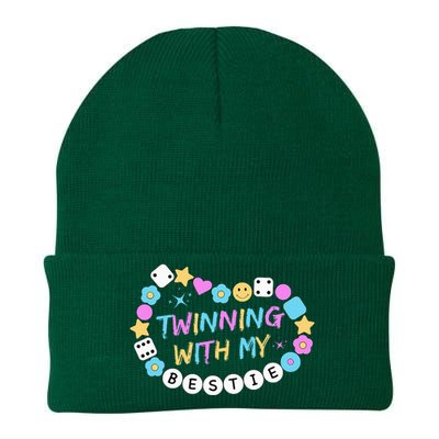 Twin Matching Twins Day Friend Twinning With My Bestie Twin Knit Cap Winter Beanie