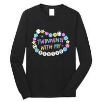 Twin Matching Twins Day Friend Twinning With My Bestie Twin Long Sleeve Shirt