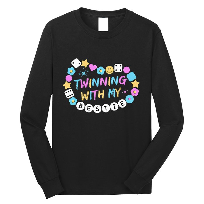 Twin Matching Twins Day Friend Twinning With My Bestie Twin Long Sleeve Shirt