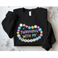 Twin Matching Twins Day Friend Twinning With My Bestie Twin Sweatshirt