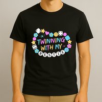 Twin Matching Twins Day Friend Twinning With My Bestie Twin T-Shirt