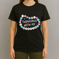 Twin Matching Twins Day Friend Twinning With My Bestie Twin T-Shirt