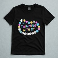 Twin Matching Twins Day Friend Twinning With My Bestie Twin T-Shirt