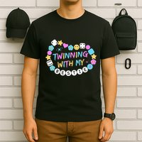 Twin Matching Twins Day Friend Twinning With My Bestie Twin T-Shirt