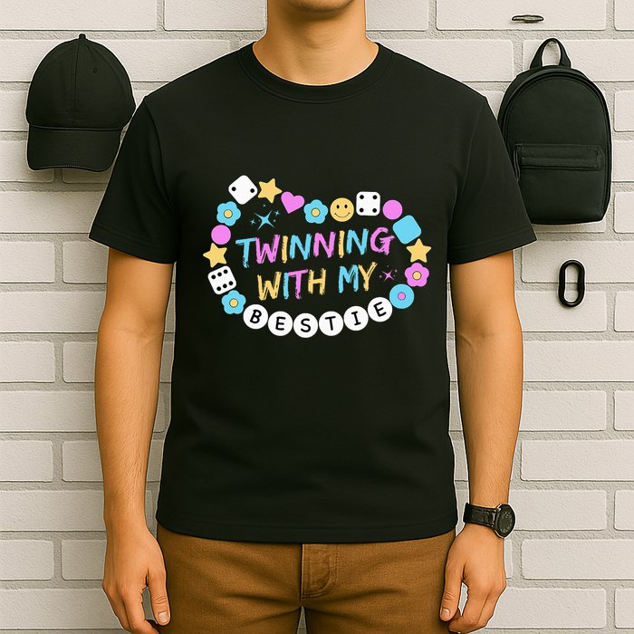 Twin Matching Twins Day Friend Twinning With My Bestie Twin T-Shirt